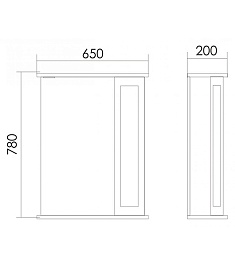 Атолл Мебель для ванной "Палермо 65" dorato – фотография-2