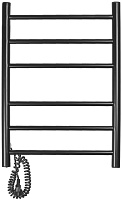 Domoterm Полотенцесушитель электрический Аврора DMT 109-6 40x60 ЧРН EK L черный