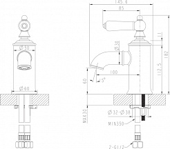 Promo Смеситель для раковины Art F175109C хром – фотография-2