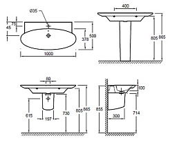 Jacob Delafon Раковина Presquile E4436 – фотография-8