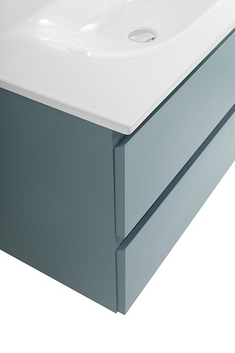BelBagno Тумба с раковиной Kraft 90 подвесная Голубой матовый – фотография-6