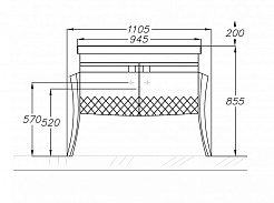  Мебель для ванной Заффиро 95 – фотография-2
