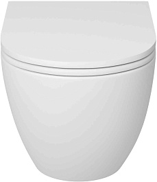 Grossman Унитаз подвесной Tornado GR-4455MSQ белый матовый – фотография-8