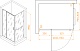 RGW Душевой уголок Passage PA-078-1B (PA-008B + Z-060-2B) 100x80 профиль черный стекло прозрачное – картинка-6
