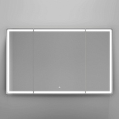 Sancos Зеркало-шкаф Mirror 120 с подсветкой MI120EG дуб галифакс натуральный – фотография-5