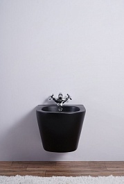 Esbano Биде подвесное Lirio черное матовое – фотография-4