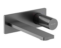 Sancos Смеситель для раковины Nexus вороненая сталь SC9013GG – фотография-1