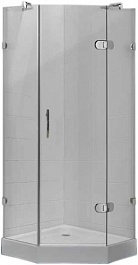 Timo  Душевой уголок "BY-839" (100 см) прозрачный – фотография-1