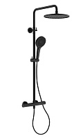 Sancos Душевая система Etna с термостатом чёрная матовая SC9007MB