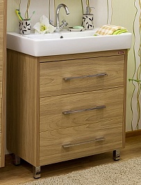 Sanflor Тумба для умывальника Ларго 80 вяз швейцарский – фотография-1