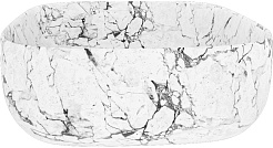 Teymi Раковина накладная Solli 60 Artceramic T50398 белый мрамор – фотография-3
