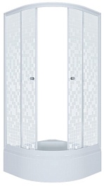 Triton  Душевой уголок Стандарт В мозаика 90x90 – фотография-1