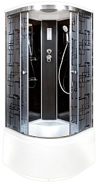DTO Душевая кабина BМ4590 BLACK с электрикой – фотография-1