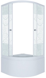 Triton  Душевой уголок Стандарт Б узоры 90x90 – фотография-1