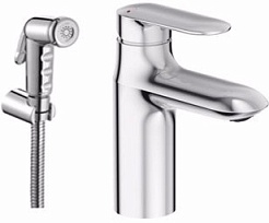 Jacob Delafon Смеситель для раковины Kumin E99465-CP с душем – фотография-1