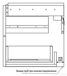 Акватон Тумба с раковиной "Америна 80 Н" белая – фотография-5