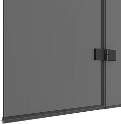 Teymi Шторка на ванну Anni 100x140 профиль черный матовый стекло тонированное – фотография-4