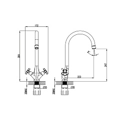 Iddis Смеситель для кухни RISE RISSB00i05 – фотография-2