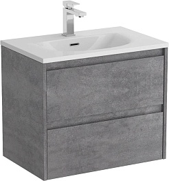 BelBagno Мебель для ванной Kraft 39 70 Cemento Grigio с раковиной BB-8099-3-70 – фотография-3