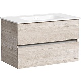 Sancos Тумба с раковиной Urban 80 дуб галифакс натуральный раковина Element 81 CN7005