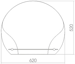 Mixline Зеркало Престиж Арена 62 – фотография-2