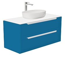 Зов Тумба под раковину Севилья 100 подвесная капри/столешница белая