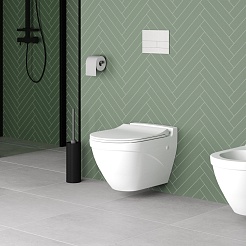 Ambassador Сиденье для унитаза Nord тонкое белое матовое – фотография-7