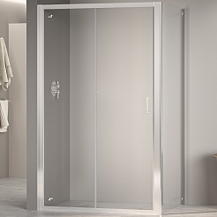 RGW Душевой уголок Passage PA-74 (PA-14 + Z-050-2) 150x80 профиль хром стекло прозрачное – фотография-1