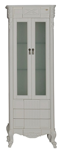 Demax Пенал для ванной "Луизиана" blanco – фото-1