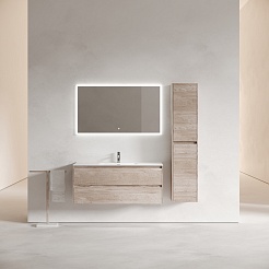 Sancos Мебель для ванной Libra 120 дуб галифакс натуральный – фотография-3