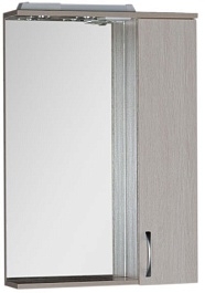 Aquanet Зеркальный шкаф "Донна 60" беленый дуб – фотография-1