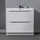 BelBagno Мебель для ванной напольная ANCONA-N 800 Bianco Lucido, подсветка – фотография-10