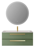 BelBagno Мебель для ванной Eco Cer-N 120 фисташковый софт CZR-8073-120 ручки сатиновое золото