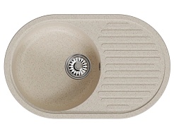 Mixline Мойка кухонная ML-GM16 бежевая – фотография-1