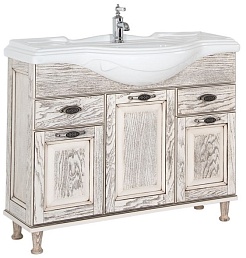 Aquanet Тумба с раковиной Тесса 105 жасмин/сандал – фотография-1