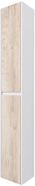 Dreja Шкаф пенал Slim 30 белый/дуб кантри – фотография-3