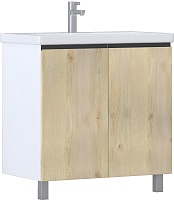 Vigo Тумба под раковину Yuma 800-2-0 белый/дуб давос