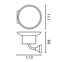 Art&Max Мыльница Ovale AM-4099A – фотография-2