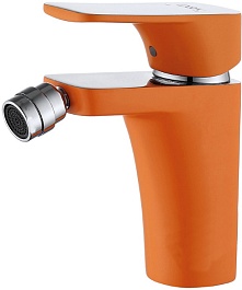 D&K Смеситель "Berlin Kunste DA1432213" оранжевый для биде – фотография-1