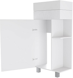 Mixline Тумба с раковиной Мини 40 R белая – фотография-3