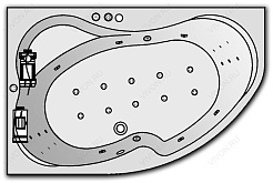 Kolpa San  Комплект гидро-аэромассажа Kolpa San Lulu Special (хромотерапия, массаж: боковой, спины, ног, аэромассаж) – фотография-1