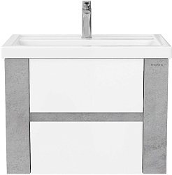 Onika Тумба с раковиной Стоун 70.13 Ателье светлое – фотография-3