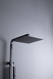 Allen Brau Душевая стойка Infinity 5.21029-31 черный матовый – фотография-3