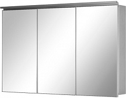 De Aqua Мебель для ванной Лонг 120, зеркало-шкаф Алюминиум – фотография-6