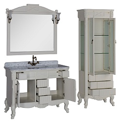 Demax Тумба с раковиной "Луизиана 120" blanco (173022) – фотография-6