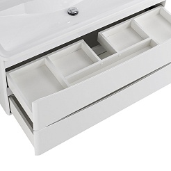 BelBagno Тумба с раковиной Acqua 120 подвесная Bianco Lucido – фотография-6