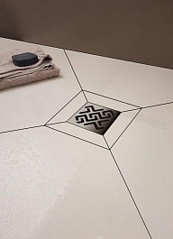 BERGES Wasserhaus Душевой трап Platz Antik 100 091060 хром глянец – фотография-3