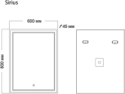 Grossman Зеркало Sirius 60x80 – фотография-3