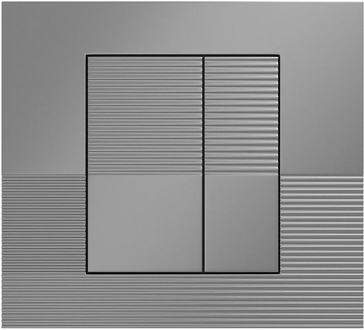 Grossman Клавиша смыва Pragma 800.T1.03.110.110 хром матовый – фото-1