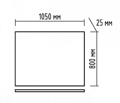 Misty Зеркало для ванной Джулия 105 бежевое – фотография-2